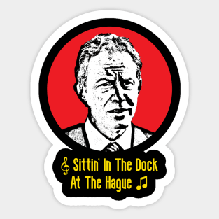 Tony Blair For Jail Sticker